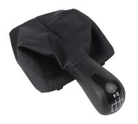 EasyByMall for Skoda Octavia A5 2004 2012 5 Speed Gear Shift Knob with Leather Boot, Factory Specification Compatible