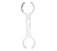 EasyByMall Gas Cylinder Spanner Stainless Steel Adjustable Wrench for Propane Butane Regulator Valve Camping for Caravan 21cm