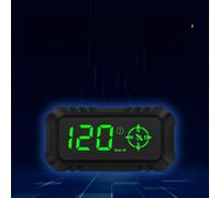 EasyByMall GPS HUD Head-Up Display for Car with Speedometer, Satellite Count, Driving Distance, MPH/KM/h Units and Over-Speed Alarm