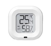 EasyByMall Greenhouse Smart Thermometer and Hygrometer with Data Export, Alarm Function, Portable Digital Temperature Humidity Monitor for Vegetable Shed and Indoor Use