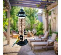EasyByMall Hanging Automatic Bird Feeder, Squirrel Proof, Easy Clean, Attracts Various Bird Species