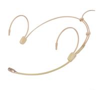 EasyByMall Headworn Microphone, Cardioid Dual Ear Hook Headworn Microphone, ABS+metal 16X10x3cm 70-20KHZ Stage Performance, Hosting, Teaching(S)