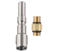 EasyByMall High Pressure Washer Foam Pot Quick Connector Adapter for Nilfisk Kew Alto Wap, Metal 1/4" Internal Thread, 200-2900PSI