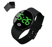 EasyByMall Large Display Electronic Watch Designed for Comfort and Style in Everyday Use (Black green)