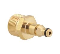 EasyByMall M22 Male High Pressure Washer Adapter, Solid Brass Quick Connect Hose Fitting for Karcher K2 K3 K4 K5 K7, Lavor, AR Blue Clean, Lechler, 220 Bar