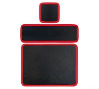 EasyByMall Magnetic Tool Holder Wall Mount Strip for Power Tools - Robust Drill Holder Organiser Car Maintenance Kit Red Black 230x110mm(3PCS)