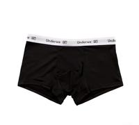 EasyByMall Men's Soft Boxer Shorts Mid Rise U Pouch Solid | Soft solid fabric, U convex pouch design, mid rise waist, breathable daily wear, size S to XL