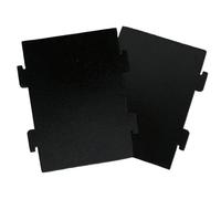 EasyByMall Microwave Oven Charcoal Filter Replacement for Over the Range Stove, Activated Carbon Fiber Smell Absorption, Dust Collection, Easy Installation, Compatible with Various Models, 2 Pack