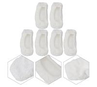 EasyByMall Mop Pads Replacement Compatible with Oreck Steam Mop STEAM100 STEAM100LRH, Reusable Microfiber Cleaning Cloths for Tile Kitchen Floor