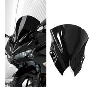 EasyByMall Motorcycle Windshield Wind Deflector for Kawasaki 500 SE 2024-2025, Impact-Modified Acrylic Front Screen Accessory