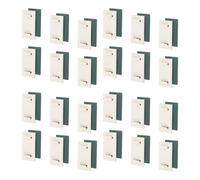 EasyByMall No-Drill Blind Support Clips 24pcs Self-Adhesive Brackets for Blinds Living Room Bedroom Kitchen White 5.3x3.1cm
