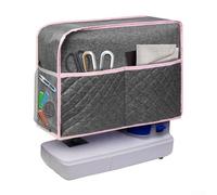 EasyByMall Organizational Features of The Sewing Machine Protective Cover Enhance User Experience (Grey)