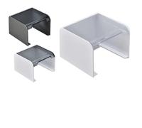 EasyByMall Outdoor Light Switch Cover, 90-Degree Splash-Proof Socket Protector Box, No-Drill Installation for Bathroom, Living Room, Balcony