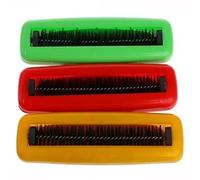 EasyByMall Plastic Pet Hair Sweeper for Sofas and Carpets - Reusable Nylon Brush Cloth, Ergonomic Arch Handle, Large Capacity Lint Collector