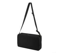 EasyByMall Portable Nylon Guitar Stand Storage Bag with Shoulder Strap - Compact Carry Case for Musicians, Black