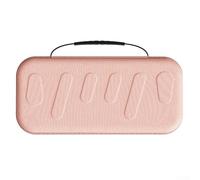 EasyByMall Protective EVA Storage Bag for ROG and X with Hard Shell and Zipper Closure, Compact Portable Case for Gaming Devices (Pink )