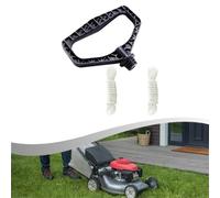 EasyByMall Recoil Starter Handle with Pull Cord, 145cm 4mm Replacement Rope Kit, Ergonomic Grip for Lawn Mower Generator Trimmer Snowblower, 3 Pieces