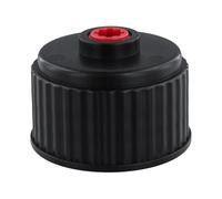 EasyByMall Replacement Fuel Cap for Fuels 3042, JEGS, LC2 Utility Jug - Black HDPE Plastic Container Lid with Ergonomic Handle