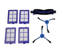 EasyByMall Replacement Kit with Rolling Brush, Side Brushes and Filters Compatible with Eufy RoboVac X8 and X8 Hybrid Robot Vacuum Cleaners