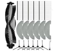 EasyByMall Robot Vacuum Replacement Parts Kit for XIEBro HR101 and Vexilar T7, Includes Roller Brush, Side Brushes, Filters and Mop Cloths, 20-Pack Accessories
