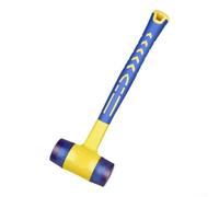 EasyByMall Rubber Mallet Anti-Slip Handle Soft Face Hammer for Woodworking Leathercraft - 30mm(25mm)