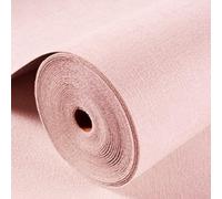 EasyByMall Self-Adhesive Waterproof Wallpaper, Moisture-Proof Wall Stickers Waterproof Noise-Proof Wallpaper Waterproof Stain-Resistant(Pink)