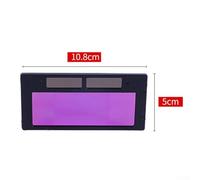 EasyByMall Sophisticated Design of Solar Powered Auto Darkening Lenses Offering Reliable Eye Protection Solutions (Lens 108 * 50MM)