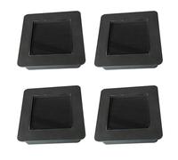 EasyByMall Square Solar Light Replacement Top, 2.8 Inch Plastic Panel with AA for battery and Switch, Warm White or Colorful LED for Garden Lanterns