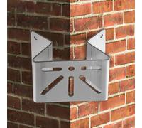 EasyByMall Stainless Steel Outside Wall Corner Mount for Eufy SoloCam S340, 360 Floodlight Cam & Ring PTZ Security Camera Bracket, Silver