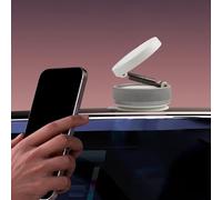 EasyByMall Suction Cup Mobile Device Support Stand Designed to Enhance Visibility While Navigating or Streaming Content (White)