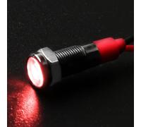 EasyByMall Super Bright LED Indicator Light Package of 5 for DIY Appliances Usage in Various Settings Including Vehicles (Red)