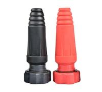 EasyByMall Thai-Style Quick Connect Welding Cable Connector DKJ10-25, 200A Rated, for M14×1.5 Thread, 10-25 mm² Wire, Rubber & Brass Construction