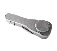 EasyByMall The Perfect Balance Between Functionality and Style A Waterproof Ukulele Bag to Protect Your Instrument During Travel (23 inch Light Gray)