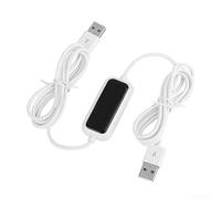 EasyByMall USB Transfer Cable, PC To PC Data Transfer Cable - High-speed Pair Copying Wire For Transferring Documents, Photos, Videos