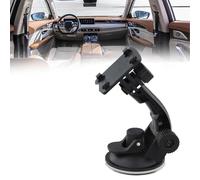 EasyByMall Vehicle GPS Mount Holder with 68mm Suction Cup for 4.3-5 Inch Display, Adjustable Windshield Stand Bracket, ABS Material