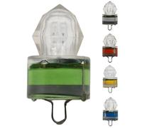 EasyByMall Water Activated LED Fishing Light Lure, Deep Drop Flashing Lamp for Sea Freshwater, 300H Duration, 1000m Depth Rated, Button Cell Powered