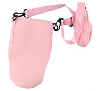 EasyByMall Water Bottle Holder with Design and Adjustable Strap Compatible with for 40oz Bottles, Great for Cycling Adventures (Pink)