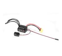 EasyByMall Waterproof 35A Brushless ESC for 1:18 RC Cars, Sensorless Speed Controller with External Programming Port, Low Voltage & Over-Heat Protection, Compatible with 2-3S LiPo Battery