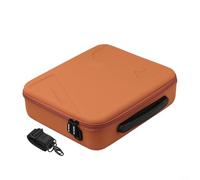 EasyByMall Weather Resistant Storage Bag for DJI Flip RC N2N3 Remote Controller Ample Space for Batteries and Accessories (Orange)