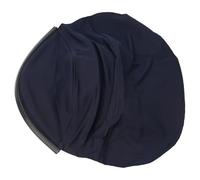 EasyByMall Welding Helmet Extended Cover, Split Leather and Fabric Rear Shield with Push-Clamp Mount, Flame-Retardant Head and Neck Protection for Industrial Welding Tasks