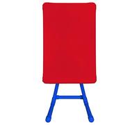 EasyCall Strike Zone Target for Backyard Baseball - Adjustable & Weatherproof RED Strike Zone with a Royal Blue Base - Compatible with All Plastic Baseballs