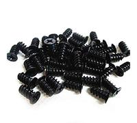 Easycargo 50 Pack PC Cooling Fan Screws, Universal, 70-120mm, Black, M4 x 10mm