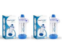 EasyChamber Anti-Static Spacer Device, Inhaler Chamber, use with Metered Dose Inhaler, BPA and Latex Free (Pack of 2)