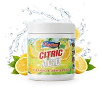 EasyClean 250 gm Citric Acid Powerful Limescale Remover & Descaler for Kettles, Bathrooms & Kitchens, Multi-Purpose Cleaning & Disinfecting Powder (1, 250gm)