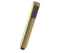 Balterley Easyclean Round Single Function Shower Handset Brushed Brass in Metallics Balterley Metallics