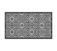 EasyComposite© Composite Screen Trellis Topper Decorative Lattice Panel for Outdoor/Indoor Wall or Garden Fence 6ft by 3ft (Morocco)