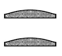 Easycomposite Pair Of Composite Screen Curved Trellis Decorative Lattice Panel For Outdoor Garden Fence - Morocco 1800X300X18mm