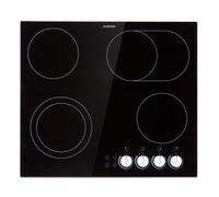 EasyCook Ceramic Hob 4500W Rotary Control Black
