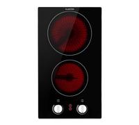 EasyCook Domino Ceramic Hob 3000W Rotary Control Black