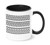 Easycosy F*ck This Shit Mug Hidden Message Coffee Mug (11oz) Funny Ceramic Mug Unique Cup Funny Gifts for Workmates Besties Friends Colleague Novelty Mug Ideal for Coffee Lover